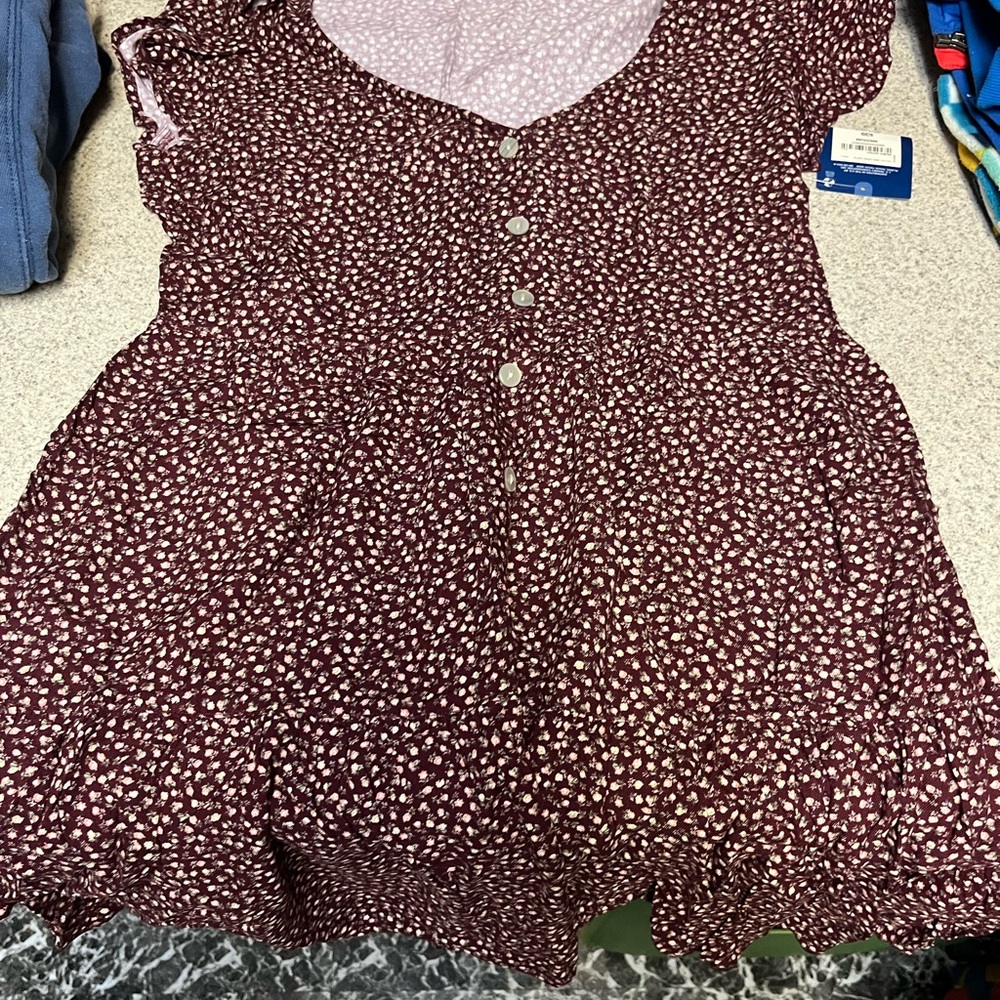 Floral Button-Down Dress
